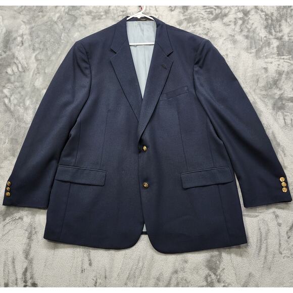 Vintage Jack Nicklaus Golden Bear Tournament Series Blazer Mens 48R Blue Golf - Picture 1 of 14